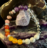 Menopause Relief & Support Bracelet โ 8mm Natural Gemstones for Balance & Wellness