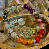 Menopause Relief & Support Bracelet โ 8mm Natural Gemstones for Balance & Wellness