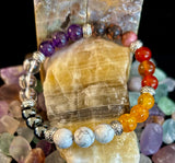 Menopause Relief & Support Bracelet โ 8mm Natural Gemstones for Balance & Wellness