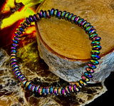 π Rainbow Hue Metal Bracelet β Medium to Large Wrists