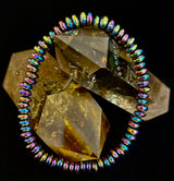 π Rainbow Hue Metal Bracelet β Medium to Large Wrists