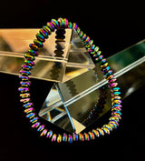 π Rainbow Hue Metal Bracelet β Medium to Large Wrists