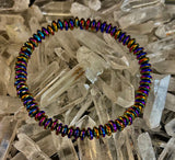 π Rainbow Hue Metal Bracelet β Medium to Large Wrists