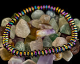 π Rainbow Hue Metal Bracelet β Medium to Large Wrists