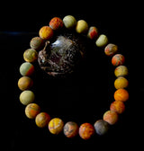 Picasso Stone (Picasso Jasper) Reiki-Infused Creativity & Grounding Bracelet - treasures-4-u-2-day