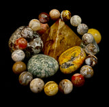 Pure Mexican Agate (6.5"-7.25" Small to Medium Wrists)
