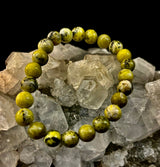 Yellow Turquoise Energy Bracelet β 8mm Natural Gemstone Bracelet (Medium Fit)