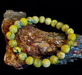 Yellow Turquoise Energy Bracelet β 8mm Natural Gemstone Bracelet (Medium Fit)
