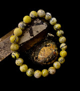 Yellow Turquoise Energy Bracelet β 8mm Natural Gemstone Bracelet (Medium Fit)