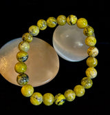Yellow Turquoise Energy Bracelet β 8mm Natural Gemstone Bracelet (Medium Fit)
