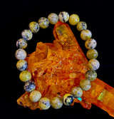 Yellow Turquoise Energy Bracelet β 8mm Natural Gemstone Bracelet (Medium Fit)