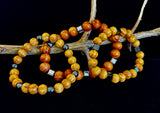 Coconut Palm Wood Bracelet – XL Fit | Handmade in Puerto Vallarta | Natural Wood Bead Bracelet