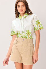 PALM CURRENT WOVEN TOP