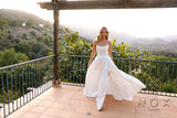 Nox Anabel JE988 Long Strapless Corset A-Line Wedding Gown