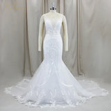 FL&AEVVE Customized Luvury Lace Wedding Dress Spaghetti Straps Beach Bridal Dresses Wedding Party Gown vestidos de novia