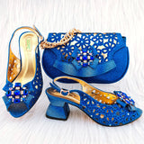 African Wedding Shoes and Bag Set HGY1-46