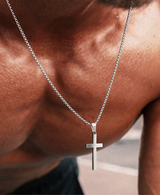 Stainless Steel Cross Necklace – A Symbol of Strength, Balance & Self-Expression - treasures-4-u-2-day