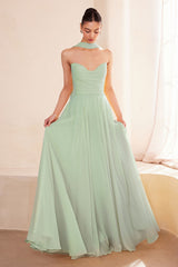 Ladivine Amoris T703 Dress Strapless A-Line Bridesmaid Gown