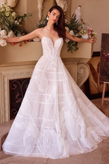 Andrea & Leo WL043 Dress Tullip Sequin Embroidered Wedding Ball Gown