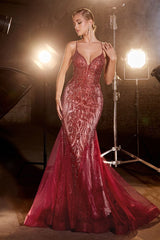 Embellished Mermaid Gown - treasures-4-u-2-day