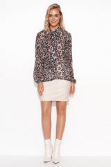 Blouse model 169583 Makadamia