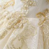 Gorgeous Ball Gown Wedding Dress with Beading