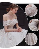 Luxury Wedding Dress Sweetheart Bridal Gown