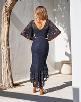 Reyna Dress - Navy Blue