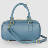 Italian Genuine Calf Leather Top-Handle Bag 252335 - treasures-4-u-2-day