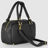 Italian Genuine Calf Leather Top-Handle Bag 252335 - treasures-4-u-2-day