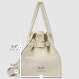 Calf Leather Top-Handle Bag - treasures-4-u-2-day