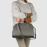 Calf Leather Top-Handle Bag - treasures-4-u-2-day