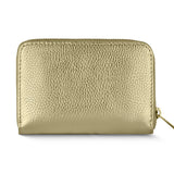 Italian Genuine Metallic Calf Leather Wallet 650988