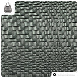 Grid Metallic Suede Leather Top-Handle Bag - treasures-4-u-2-day