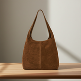 Italian Genuine Suede Hobo Bag 011943 - treasures-4-u-2-day