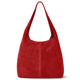 Italian Genuine Suede Hobo Bag 011943 - treasures-4-u-2-day