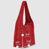 Italian Genuine Suede Hobo Bag 011943 - treasures-4-u-2-day