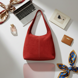 Italian Genuine Suede Hobo Bag 011943 - treasures-4-u-2-day