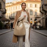 Italian Genuine Suede Hobo Bag 011943 - treasures-4-u-2-day