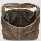 Italian Genuine Suede Hobo Bag 011943 - treasures-4-u-2-day