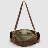Suede Leather Shoulder Bag - treasures-4-u-2-day