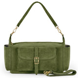 Suede Leather Shoulder Bag - treasures-4-u-2-day