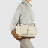 Suede Leather Shoulder Bag - treasures-4-u-2-day