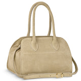Suede Leather Top-Handle Bag - treasures-4-u-2-day