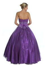 CLEARANCE - Juliet 1093 Princess Ball Gown Sweetheart Bead Lace Up Back