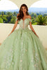 Juliet JT1485J Off the Shoulder Cinderella Quinceanera Ball Gown