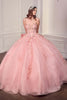 Ladivine 15726 Strapless Sweetheart Quinceanera Ball Gown