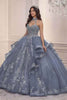 Ladivine 15741 Sweetheart Neckline Choker Strap Quinceanera Gown