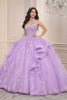 Ladivine 15741 Sweetheart Neckline Choker Strap Quinceanera Gown