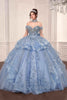 Ladivine 15742 Off the Shoulder Poofy Quinceanera Ball Gown
